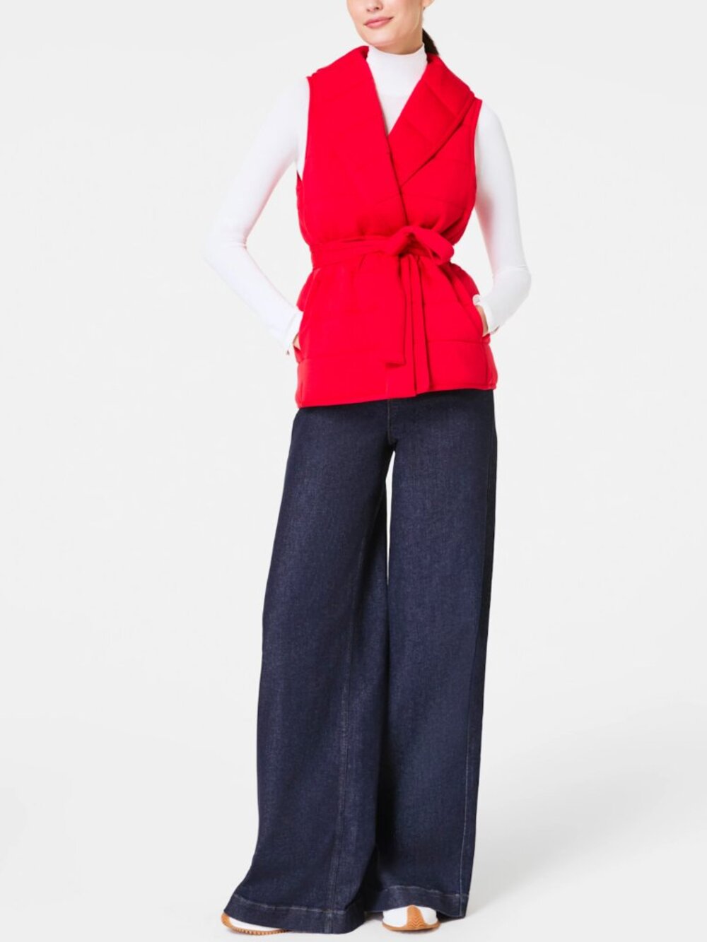 NWT Spanx Sleeveless Puffer Vest Size M
